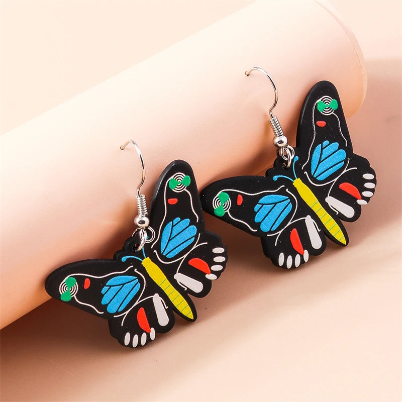 Kawaii Handmade Sunflower Drop Earrings ๐ผโจ | Cute Knitted Dangle Hooks for Party & Holiday Gifts ๐๐