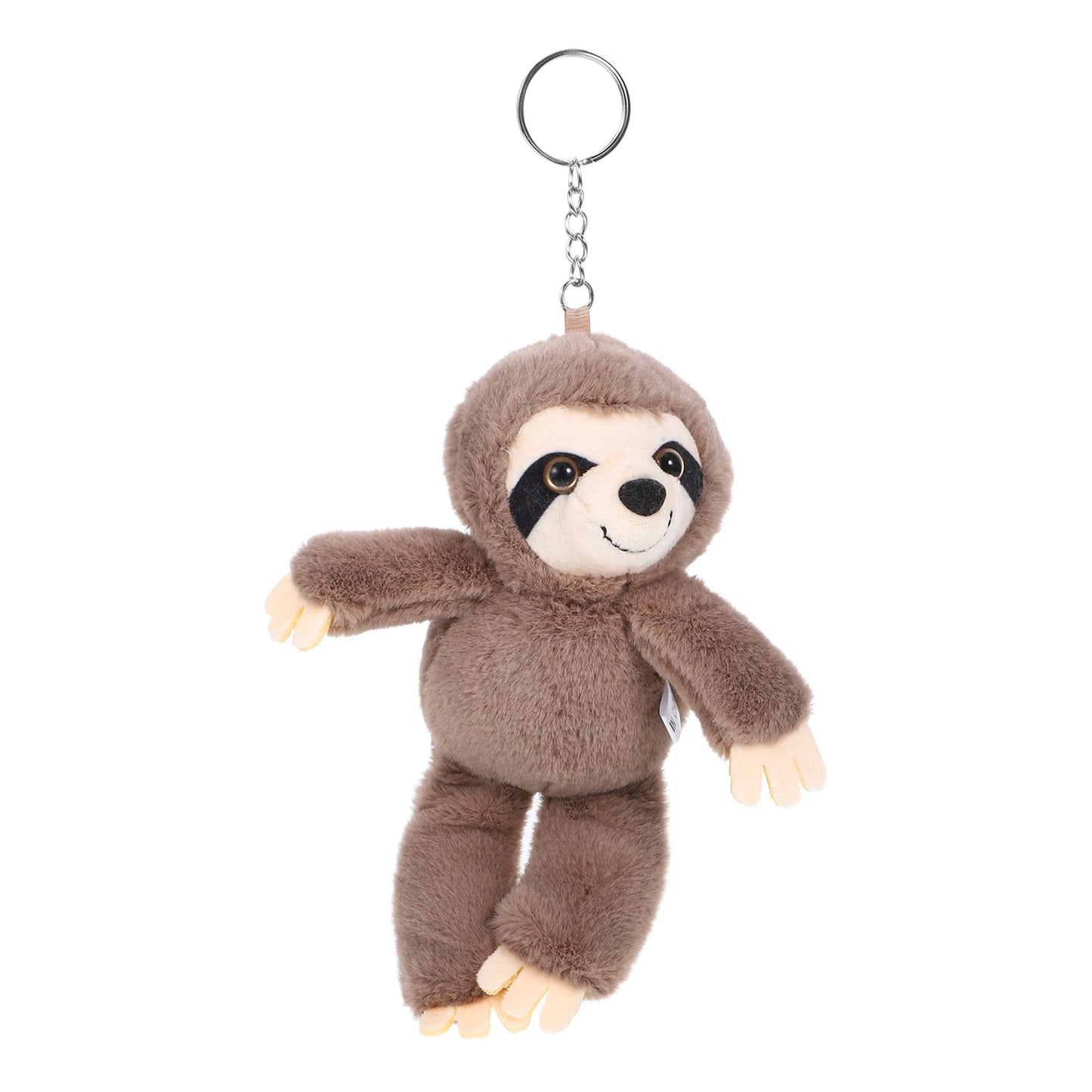 Kawaii Gray Sloth Keychain π¦₯β¨ | Adorable Big Eyes Plush Pendant Charm for Bags & Keys ππ