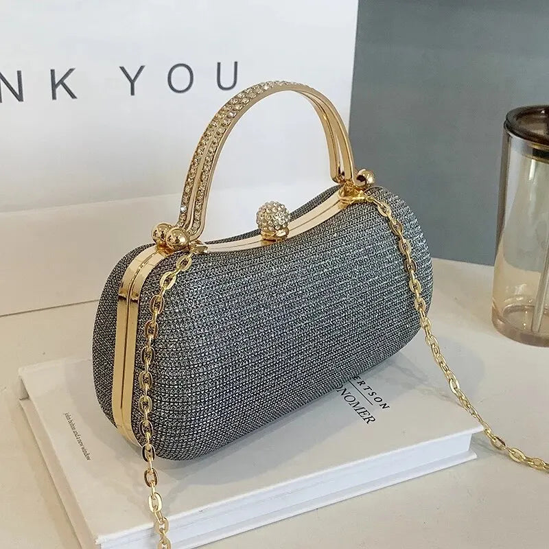 β¨ Kawaii Shiny Dinner Bag π Soft Fashion Shoulder Chain Purse for Trendy Women π