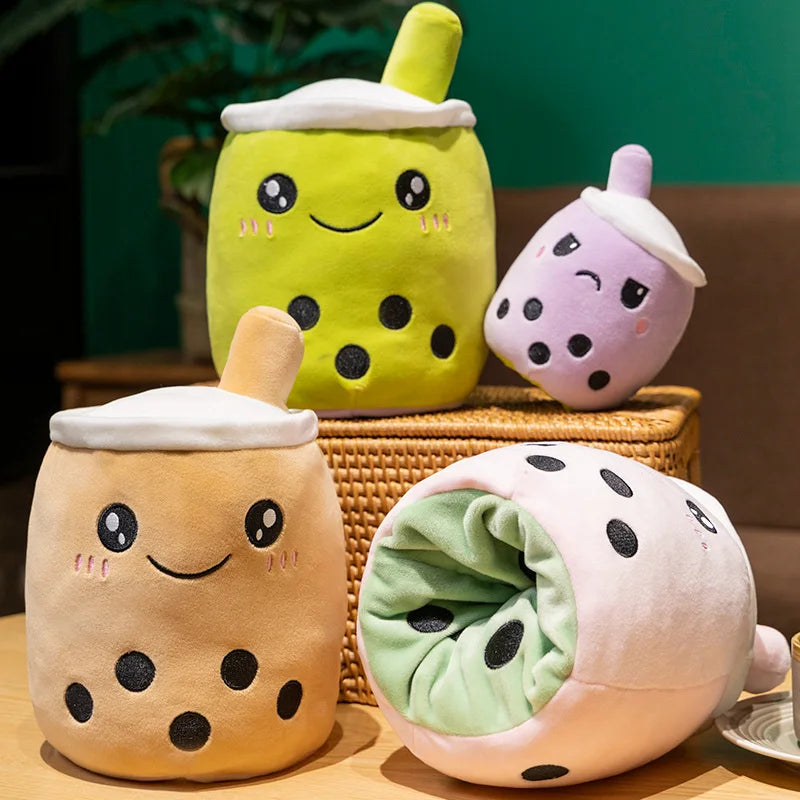 π Boba Buddy Plushie π΅β¨ Reversible Cuddle Toy with Secret Pouch! π - Pixie Quill