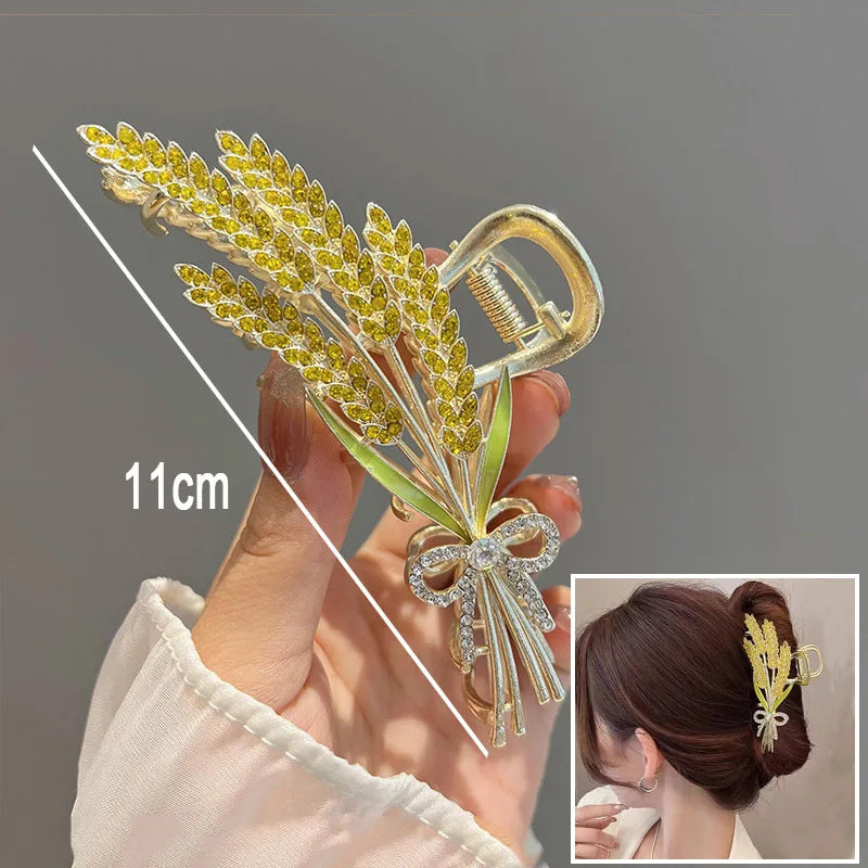 πΈβ¨ Sweet Floral Durian Hair Claw Clip - Adorable Ponytail Grabber for Trendy Girls! πΌπ
