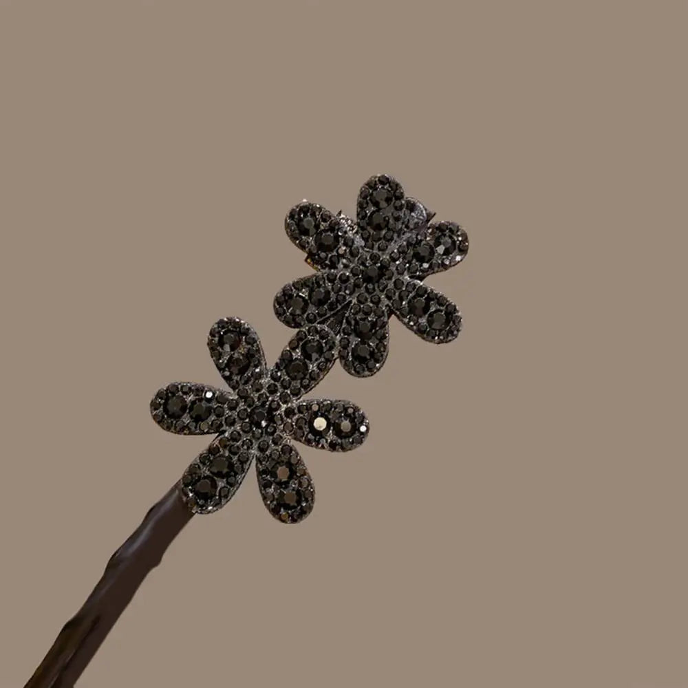 Kawaii Butterfly Hair Bun Maker π¦β¨ Cute DIY Styling Tool for Girls - Velvet & Pearl Hair Accessories!