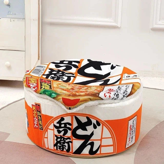 Kawaii Instant Noodle Cozy Pet Bed - Snuggle Haven for Furry Friends πΎπβ¨