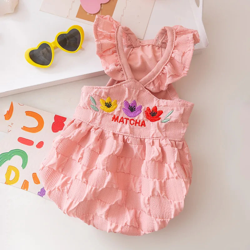 โจ Adorable Summer Pup Dress ๐ธ for Stylish Small Dogs! ๐พโจ