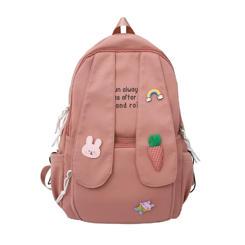 Kawaii Bunny Ear Backpack ππ° | Adorable Anime School Bag for Girls & Teens | Fun & Fashionable College Bookbag β¨