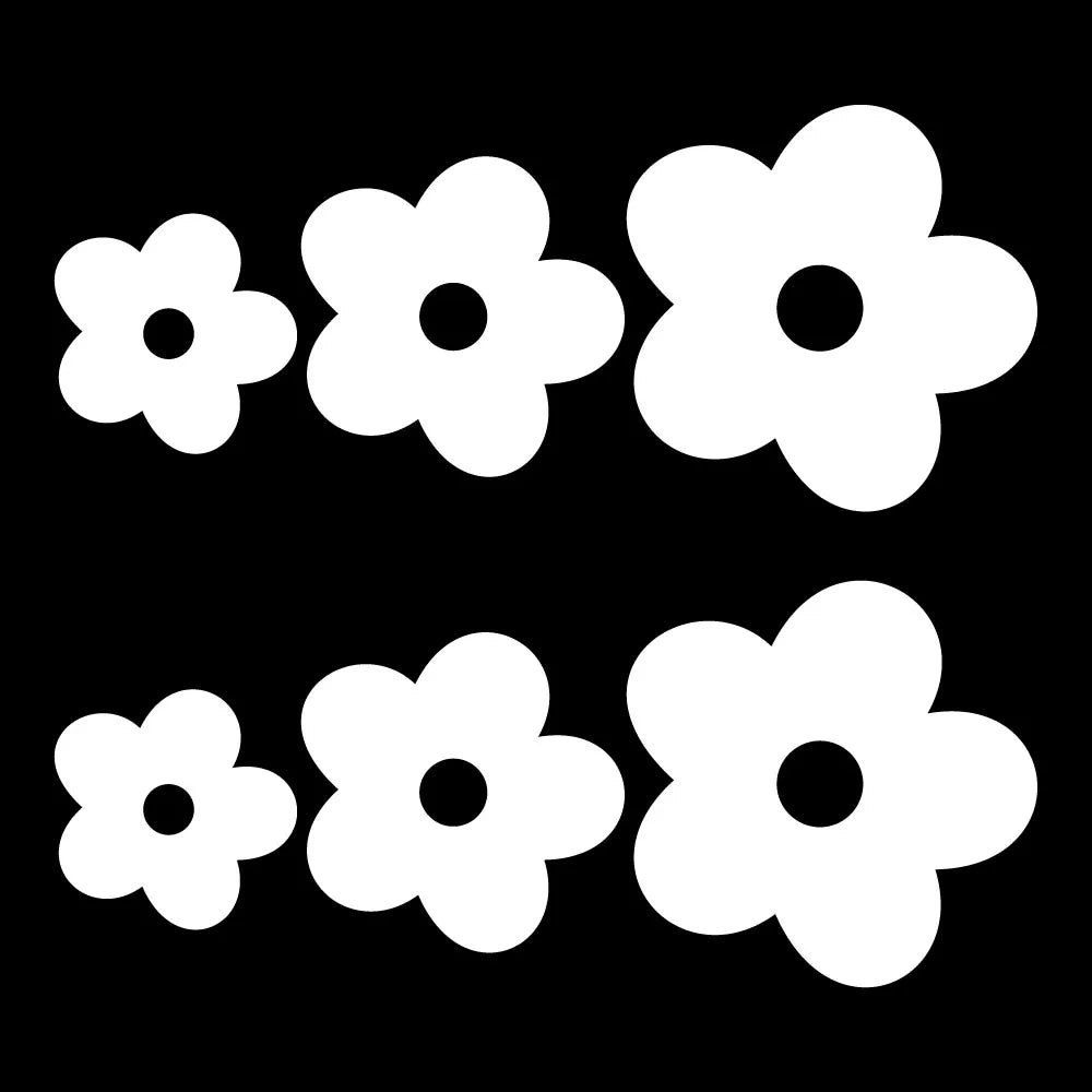 Kawaii Flower Power πΈβ¨ Cute Vinyl Decals for Car Rearview Mirror & More! ππ