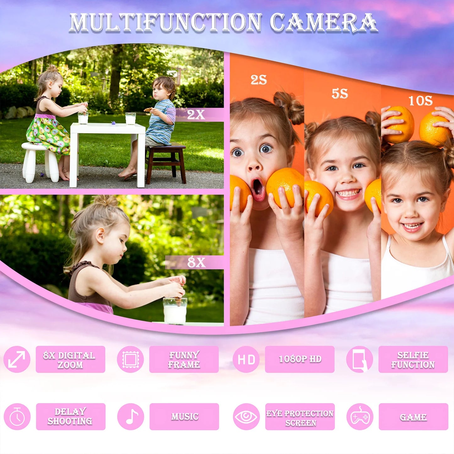 Adorable Unicorn Mini Kids Camera ππΈ - Capture Childhood Magic in 1080p HD!