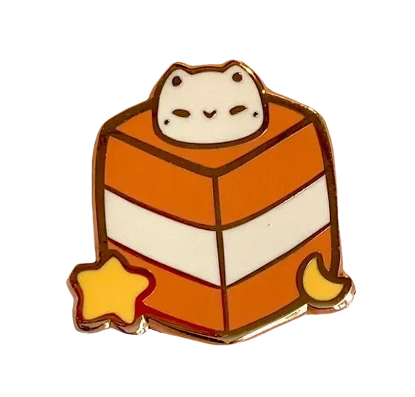 โจ Kawaii Celestial Cat Cafe Enamel Pin ๐ - Whimsical Accessory for Playful Styles! ๐พ