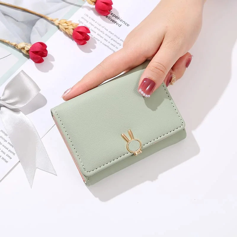 โจ Kawaii Bunny Wallet ๐ฐ | Cute PU Leather Clutch for Girls & Students ๐ธ๐