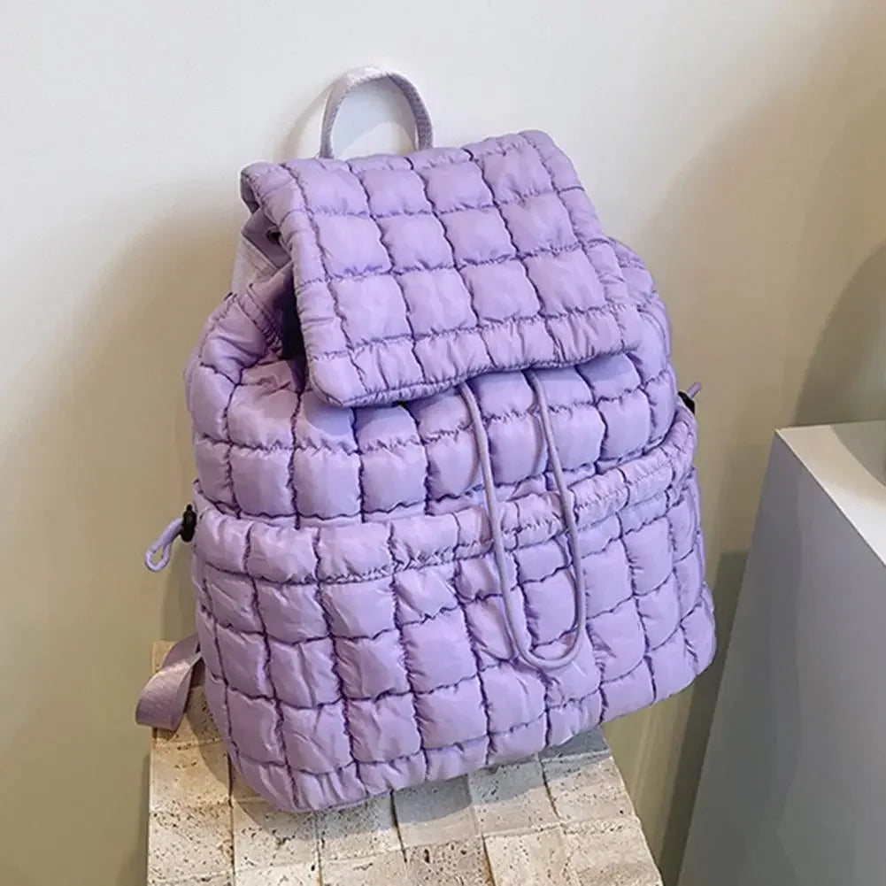 Kawaii Bubble Check 18L Backpack πβ¨ - Stylish Flap Top & Drawstring Closure for School & Travel! ππ
