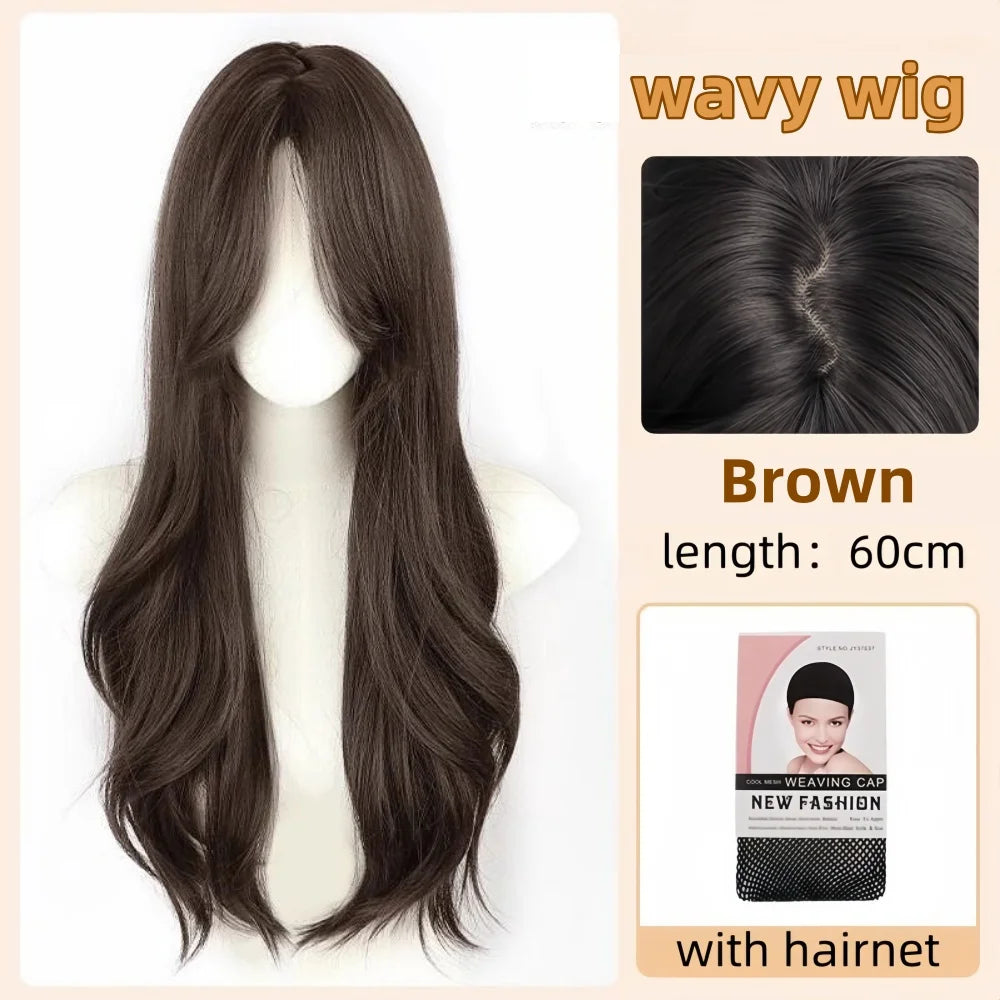 Kawaii Pink Wavy Wig πΈβ¨ | Dreamy Synthetic Cosplay Hair for School & Daily Fun! π
