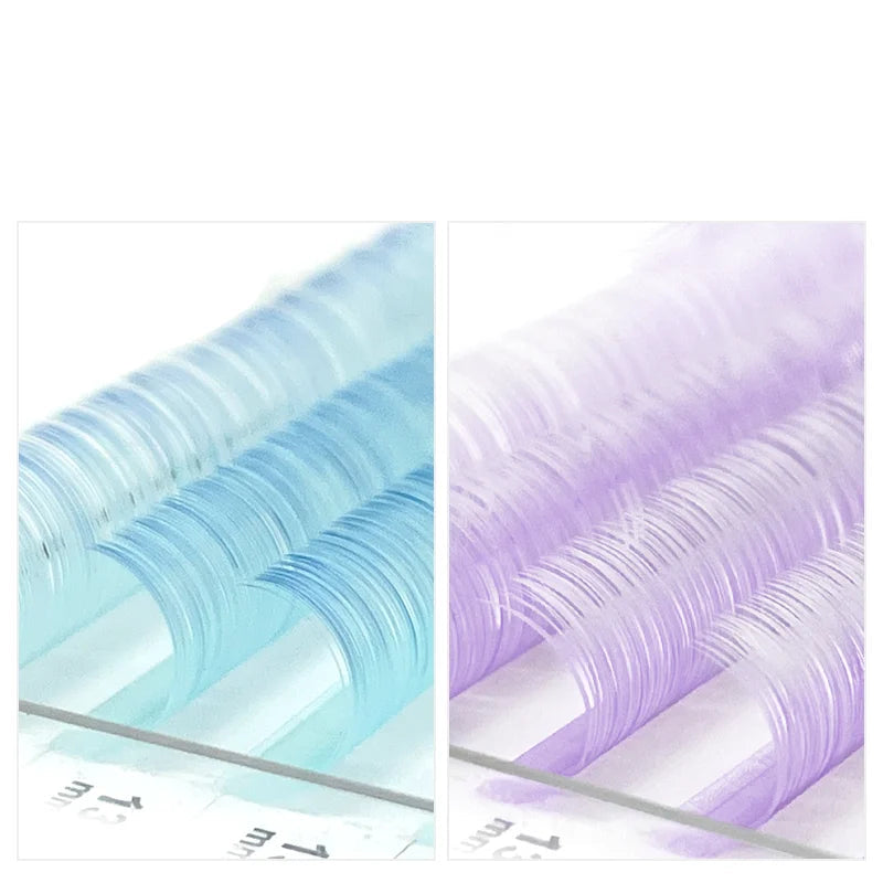π Kawaii Ombre Rainbow Faux Mink Eyelashes - Colorful Gradient Extensions! π¦β¨