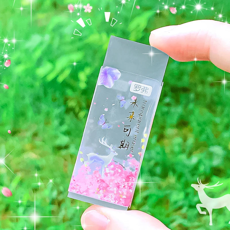 Kawaii Animal Rubber Erasers πΈβ¨ Perfect for School & Office Supplies! πΎπ