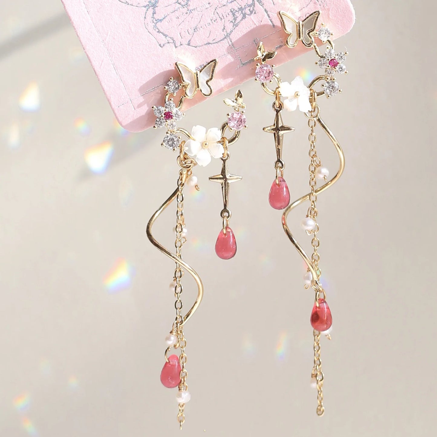 πΈπ¦ Whimsical Flower & Butterfly Tassel Earrings πΏβ¨ Adorable Summer Jewelry for Parties & Gifts!