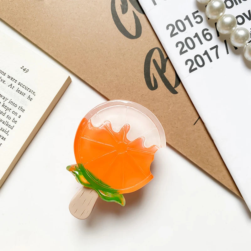 Kawaii 3D Fruit Popsicle Phone Grip Tok ππ | Cute Stand Holder for iPhone & Samsung ππ±