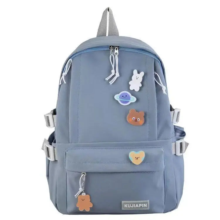 Kawaii Large Capacity Harajuku Backpack πβ¨ - Trendy School Bag for Students & Stylish Workwear! πΈ