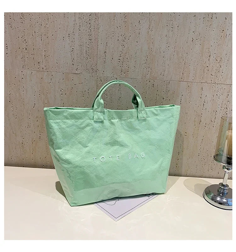 Kawaii Chic Clear Tote Bag πβ¨ | Stylish & Spacious Velcro Handbag for Women ππ | Perfect for Casual Outings!