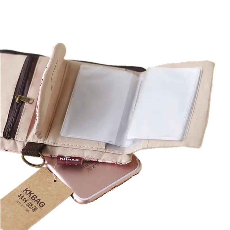 Kawaii Canvas Coin Pouch πβ¨ | Cute Cartoon Key Organizer Wallet for Girls ππ | Adorable Mini Money Bag!