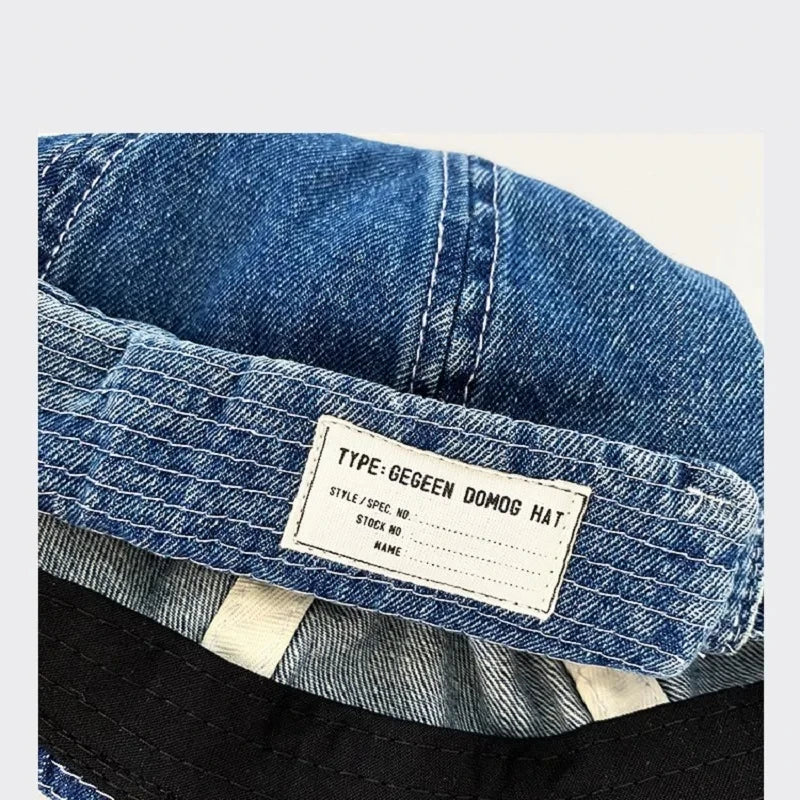 Kawaii Denim Dome Beanie πβ¨ | Cute Brimless Skull Cap for Trendy Adventures πΈπ