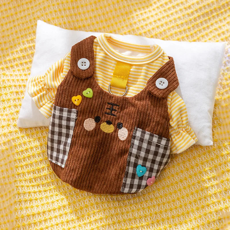 Plaid Paws Suspenders for Cozy Cats & Dogs πΎπβ¨