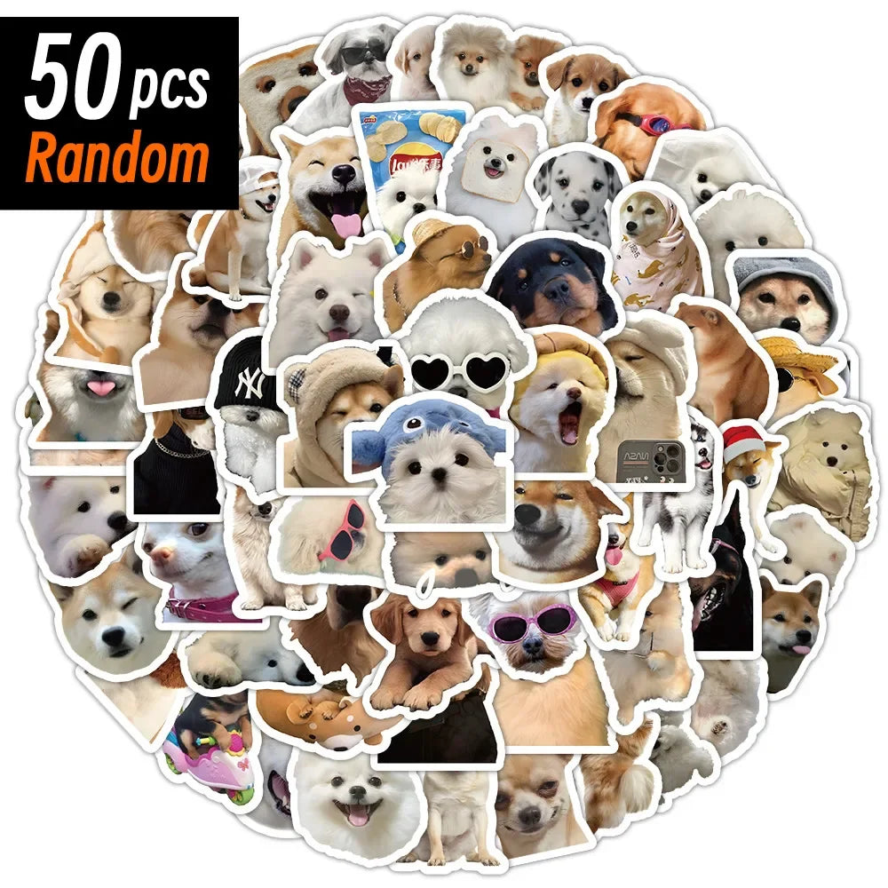 πΆβ¨ Title: Pawsitively Adorable Kawaii Dog Sticker Pack πΎπ