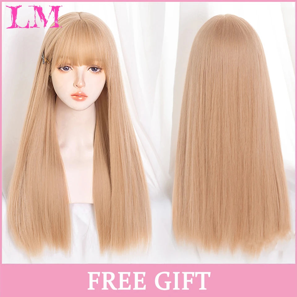 Kawaii Ombre Pink Wavy Wig πβ¨ | Heat Resistant Hair for Cosplay & Daily Fun! ππΈ