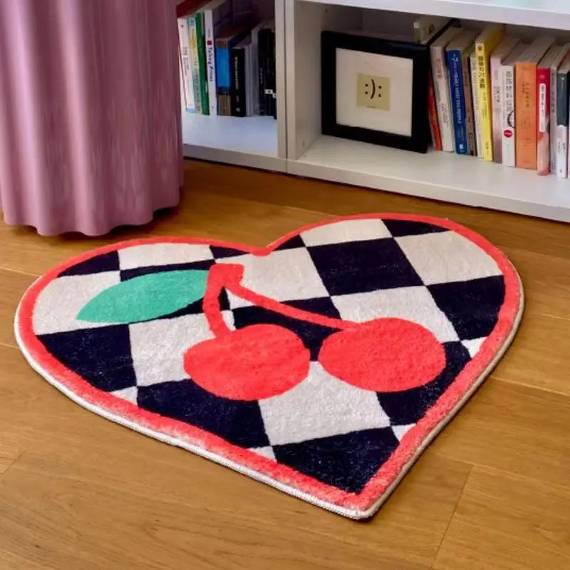 Kawaii Pink Strawberry Milk Floor Mat ππ | Cute Anti-Slip Bedroom Carpet for Whimsical Home Decor πΈβ¨