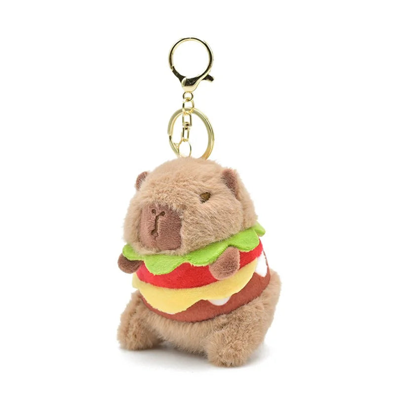 Kawaii Capybara Plush Keychain πΎ | Adorable Fluffy Bag Pendant π | Perfect Gift for Kids & Party Fun π
