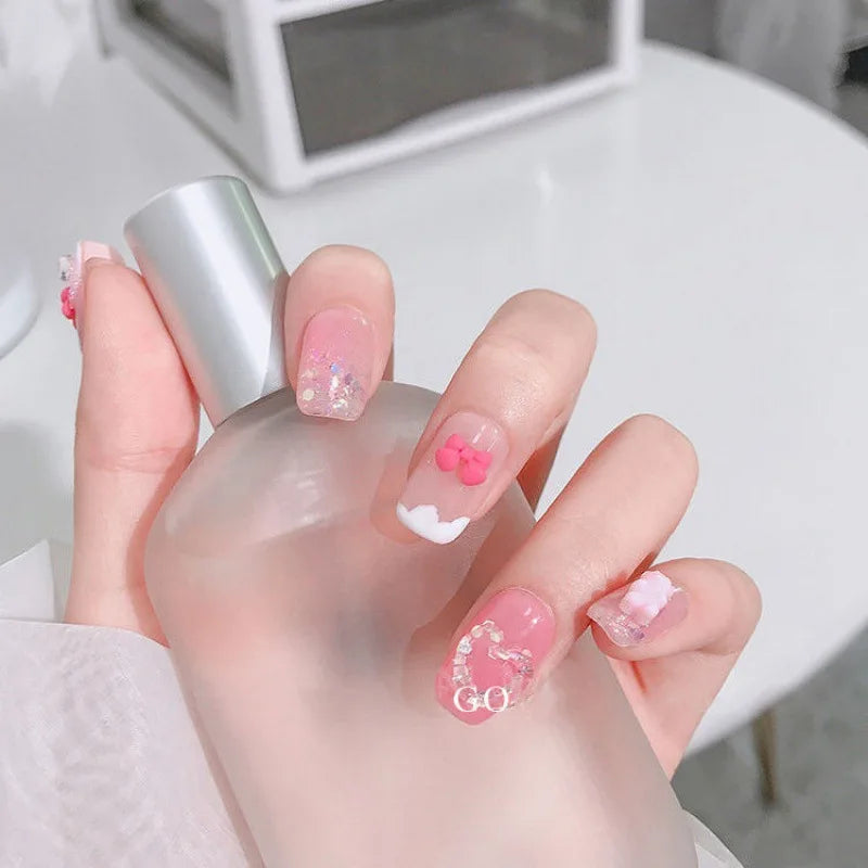Cute Kawaii 3D Bear Bow Nail Art Charms β¨π - 30pcs Macaron Matte Resin Decorations for DIY Nail Designs! π
π»