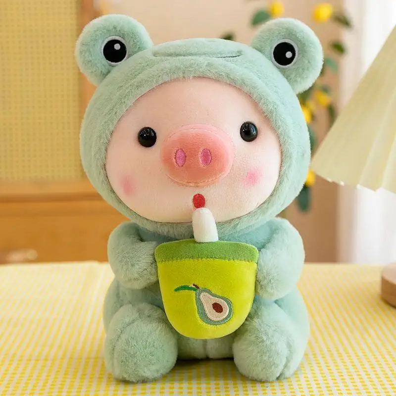 π·π Adorable Boba Pig Plushie π - Fun Stuffed Buddy for Kids! π΅β¨ - Pixie Quill