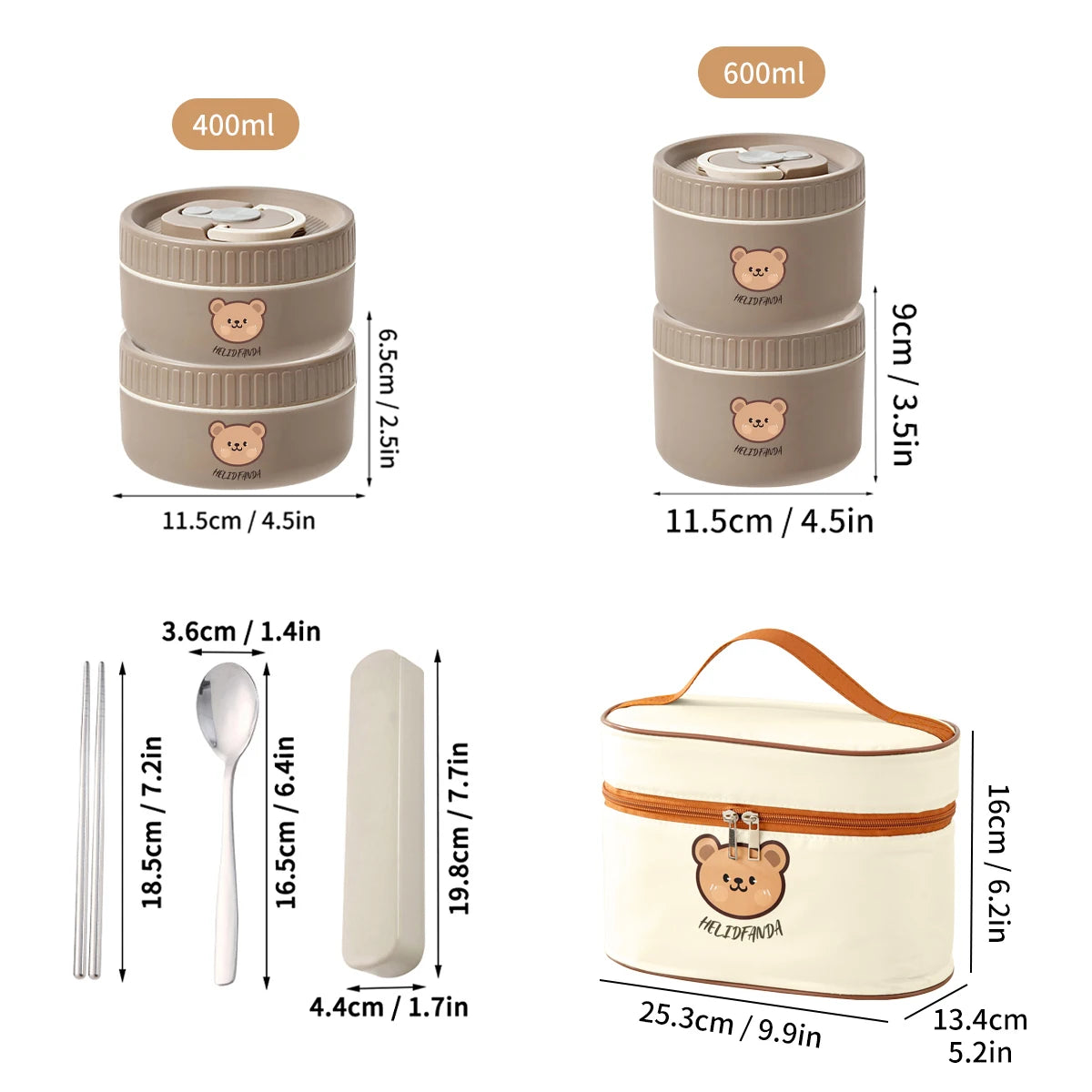 Kawaii Thermal Bento Box π±β¨ - Adorable Leak-proof Stainless Steel Lunch Container for Kids π₯’π