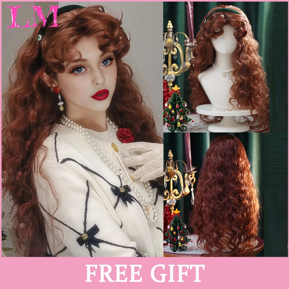 Kawaii Ombre Pink Wavy Wig πβ¨ | Heat Resistant Hair for Cosplay & Daily Fun! ππΈ