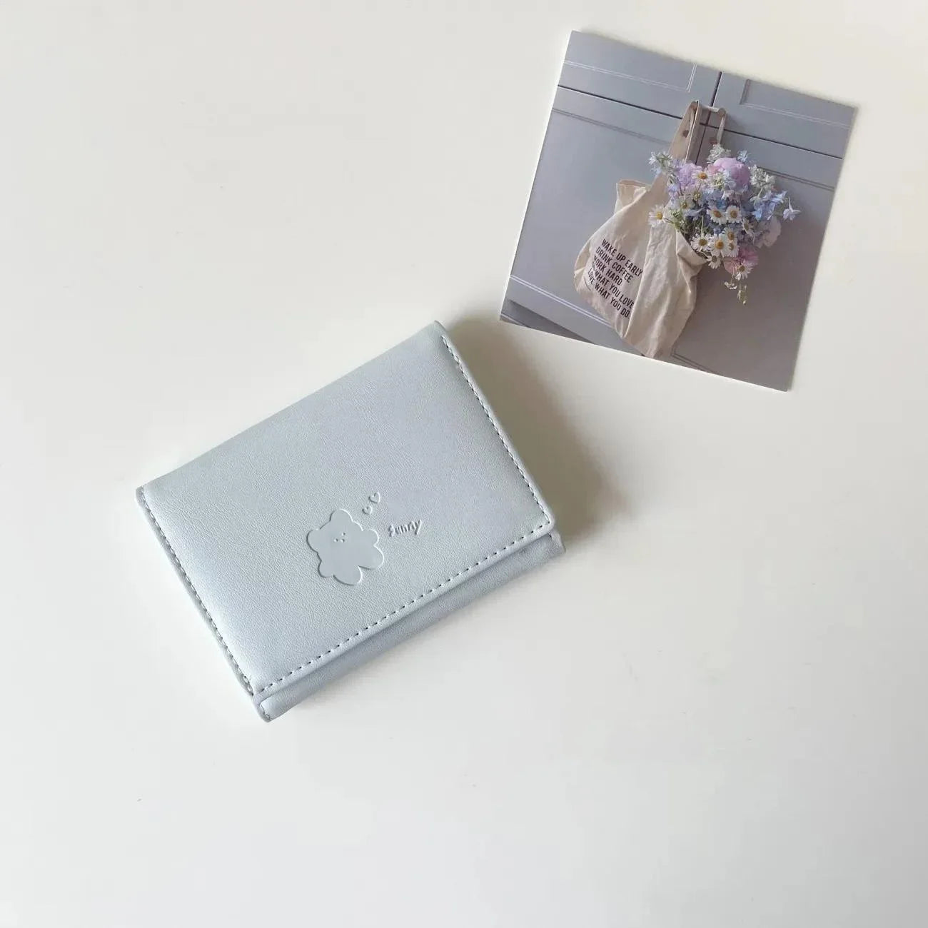 π»β¨ Adorable Bear Charm Wallet: Triple Fun-Fold Card & Coin Purse for Stylish Ladies! ππ