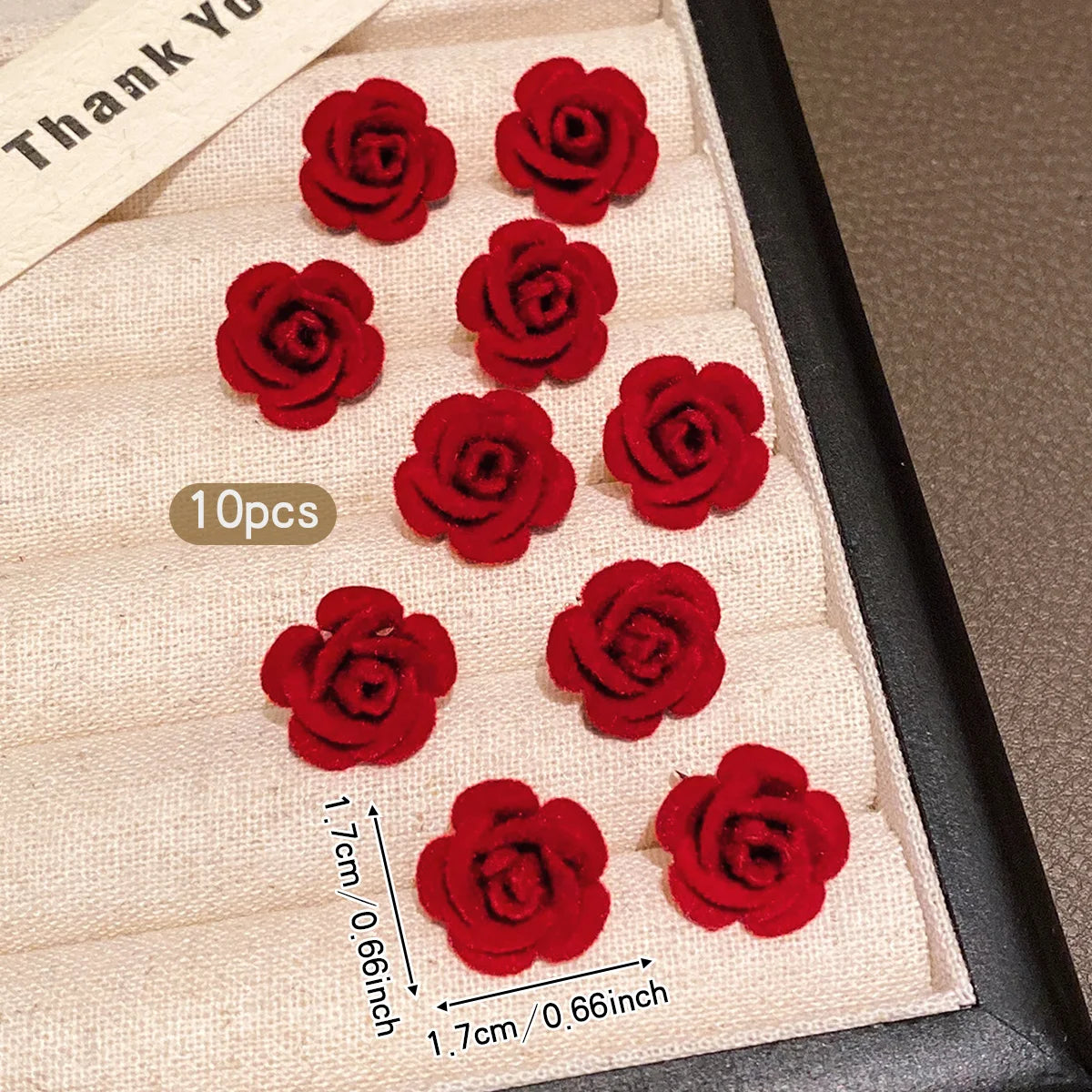 Kawaii Floral Hair Clips πΈβ¨ - Set of 10 Adorable Rose Hair Accessories for Everyday Glam!