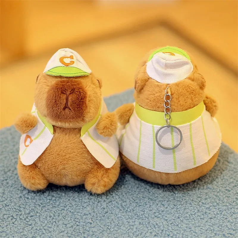 Kawaii Capybara Plush Keychain πΎ | Adorable Fluffy Bag Pendant π | Perfect Gift for Kids & Party Fun π