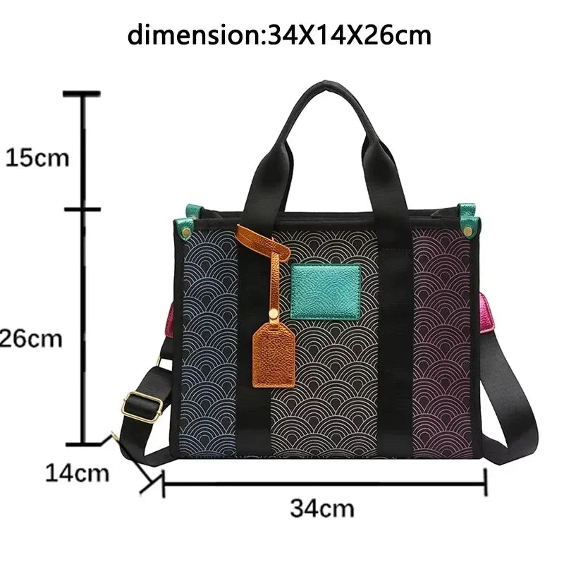 Kawaii Chic 2025 Large Capacity Handbag 👜✨ | Stylish Women's Tote for School & Play 🎒🌈