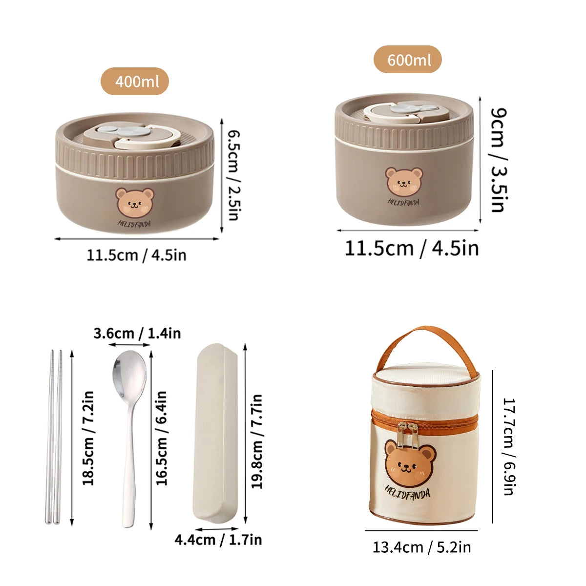 Kawaii Thermal Bento Box π±β¨ - Adorable Leak-proof Stainless Steel Lunch Container for Kids π₯’π