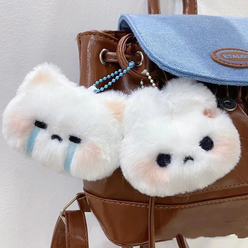 Fluffy Bunny Love Keychain ππ Sweet Charm for Couples & Cuteness Enthusiasts! πβ¨ - Pixie Quill