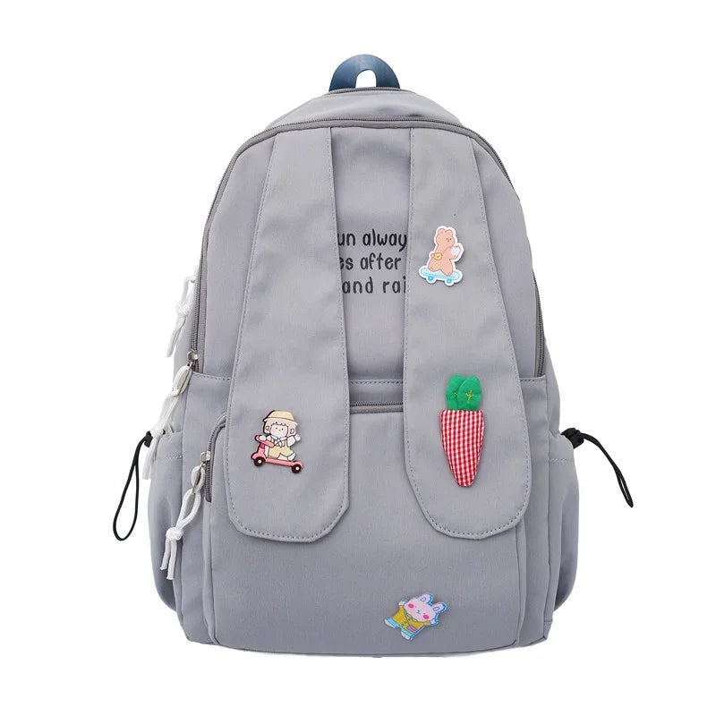 Kawaii Bunny Ear Backpack ππ° | Adorable Anime School Bag for Girls & Teens | Fun & Fashionable College Bookbag β¨