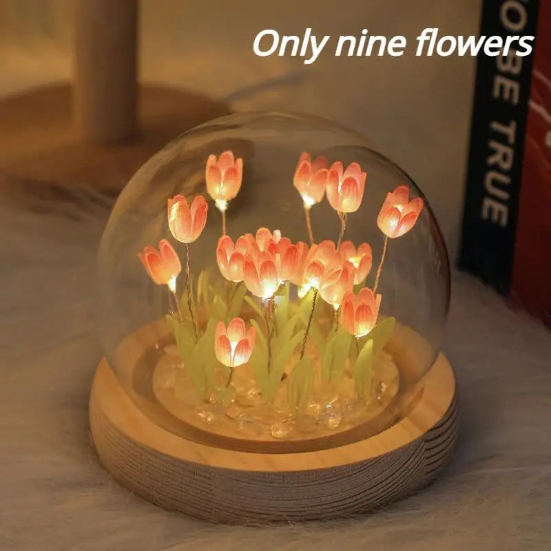 Kawaii Tulip LED Night Light π·β¨ | Handmade DIY Table Lamp for Cozy Bedrooms & Adorable Gift Ideas ππ