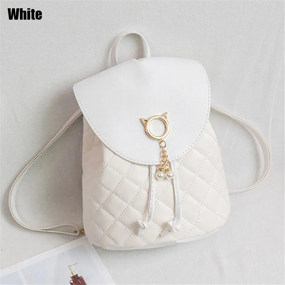 Kawaii Mini Backpack πΎβ¨ | Adorable PU Leather Drawstring Bag for Girls ππ | Cute Casual Bookbag for Students π