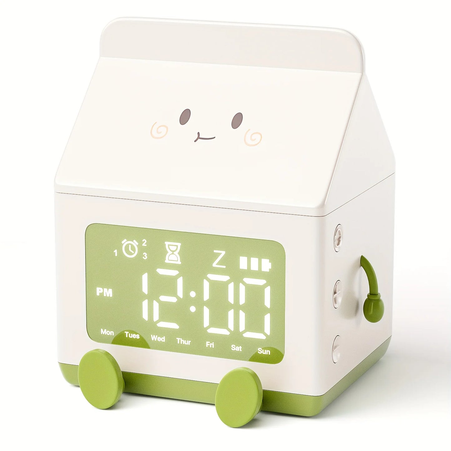 Kawaii Milk Box Mini Alarm Clock πβ¨ β Cute Countdown Timer & LED Date Display for Your Cozy Bedroom! ππ