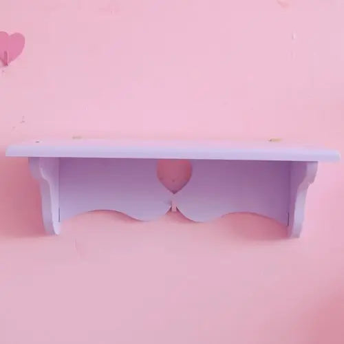 Kawaii Wooden Lace Wall Hanging Rack ๐ | Adorable Storage & Display Shelf for Cozy Spaces ๐กโจ