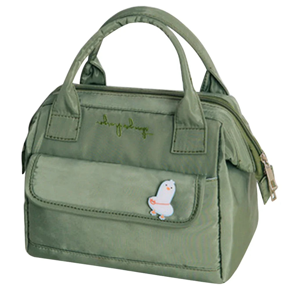 Cute Kawaii Peach Insulated Lunch Tote 🍑✨ - Stylish & Spacious Travel Bag for Women & Kids!