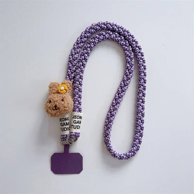 Kawaii Outdoor Adventure Lanyard πβ¨ Cute Mobile Phone Strap for Women - Anti-Loss & Fashionable Hanging Accessory! ππ±