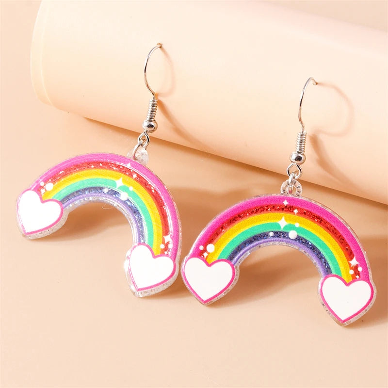 Kawaii Handmade Sunflower Drop Earrings ๐ผโจ | Cute Knitted Dangle Hooks for Party & Holiday Gifts ๐๐