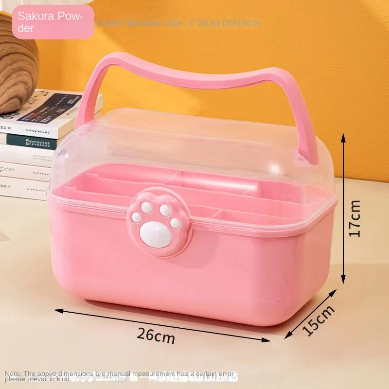 Kawaii Girls' Hair Accessory Organizer πβ¨ | Cute Headband & Hairpin Storage Box for Kids ππ