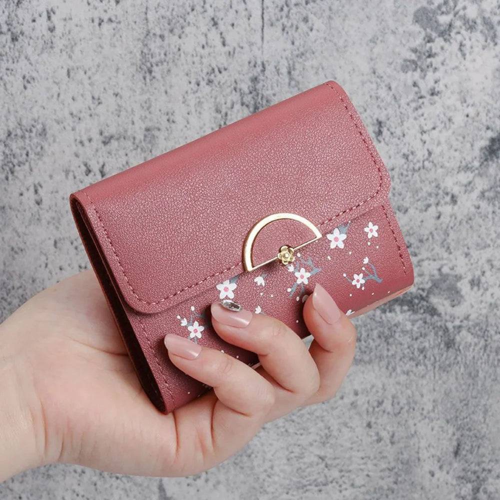 Adorable Bow & Floral Wallet πΈπ - Sweet Pink Purse for Girls, Perfect for Travel & Everyday Use! πΌβ¨
