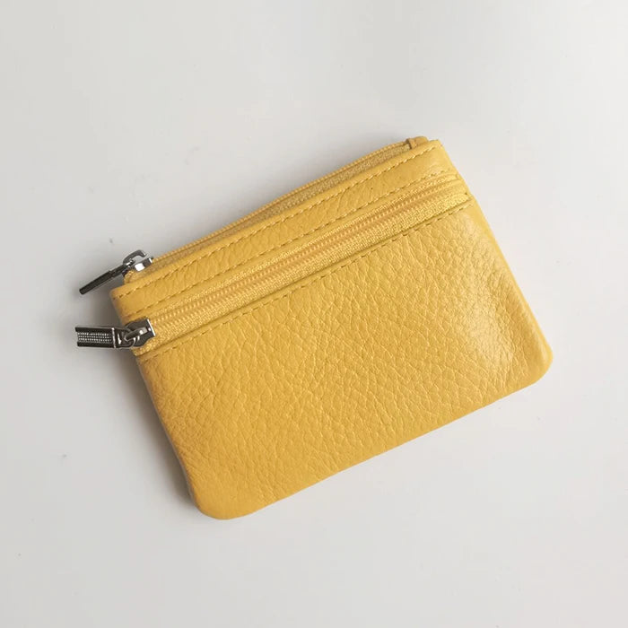 Kawaii Custom Leather Coin Purse πβ¨ | Adorable Personalized Key Ring Wallet π | Mini Cowhide Card Holder for Cute Gifting π