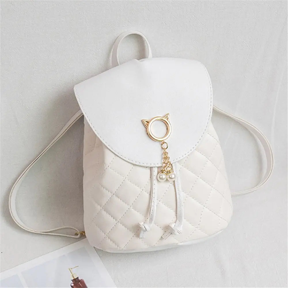 Kawaii Mini Backpack πΎβ¨ | Adorable PU Leather Drawstring Bag for Girls ππ | Cute Casual Bookbag for Students π